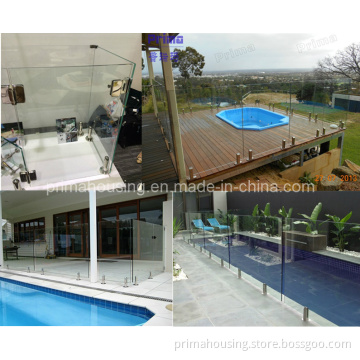 Frameless Glass Railing System Glass Fence for Swimming Pool
